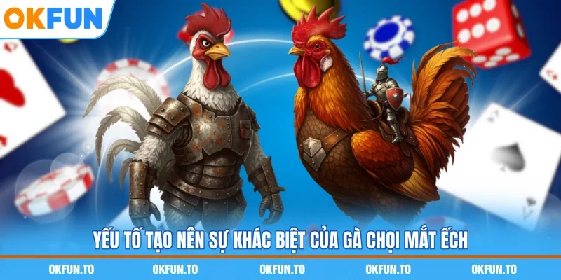 Yếu tố tạo nên sự khác biệt của gà chọi mắt ếch